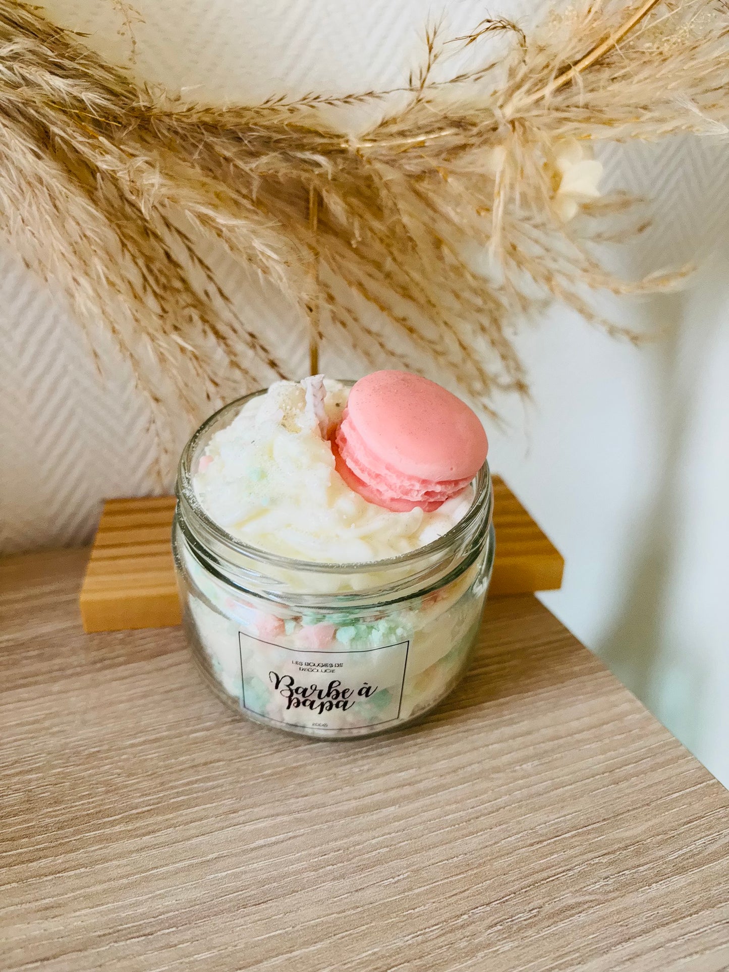 Bougie gourmande - Barbe à papa 🍬