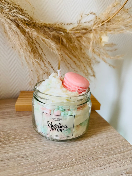 Bougie gourmande - Barbe à papa 🍬
